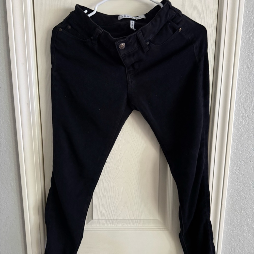 Celebrity Pink Black Jeggings. Size 0/24. Excellent Cond Only Worn a Few Times.